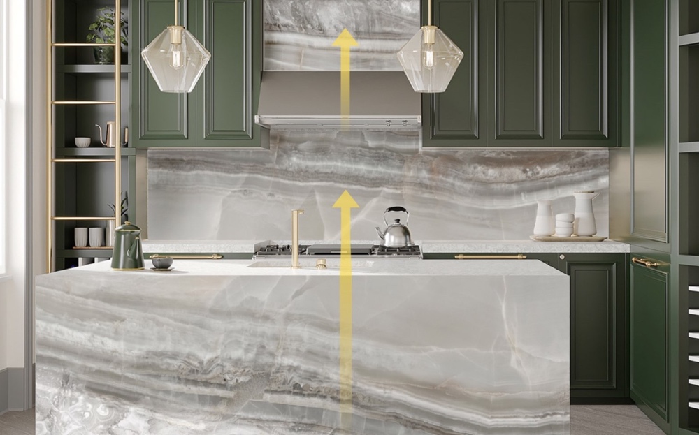 kitchen setting Tampa bioquartz